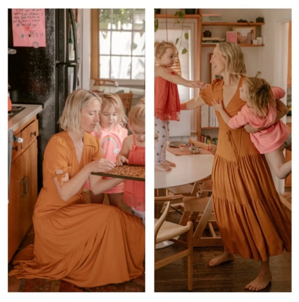 Christy Dawn The Augusta Dress In Turmeric M - Picture 3 of 16